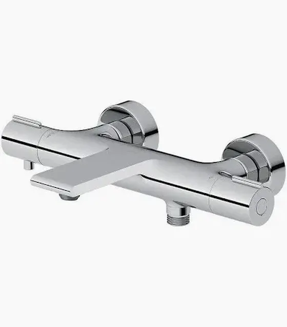 Cersanit VIRGO termostatická vaňová a sprchová batéria nástenná 150 mm chróm S951-561