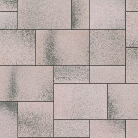 Semmelrock UMBRIANO KOMBI 6 CM púdrovo sivá