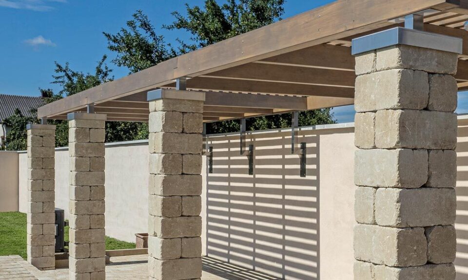 Friedl polovičná tvárnica Grado 16x16x16 cm vápenec tieňovaný