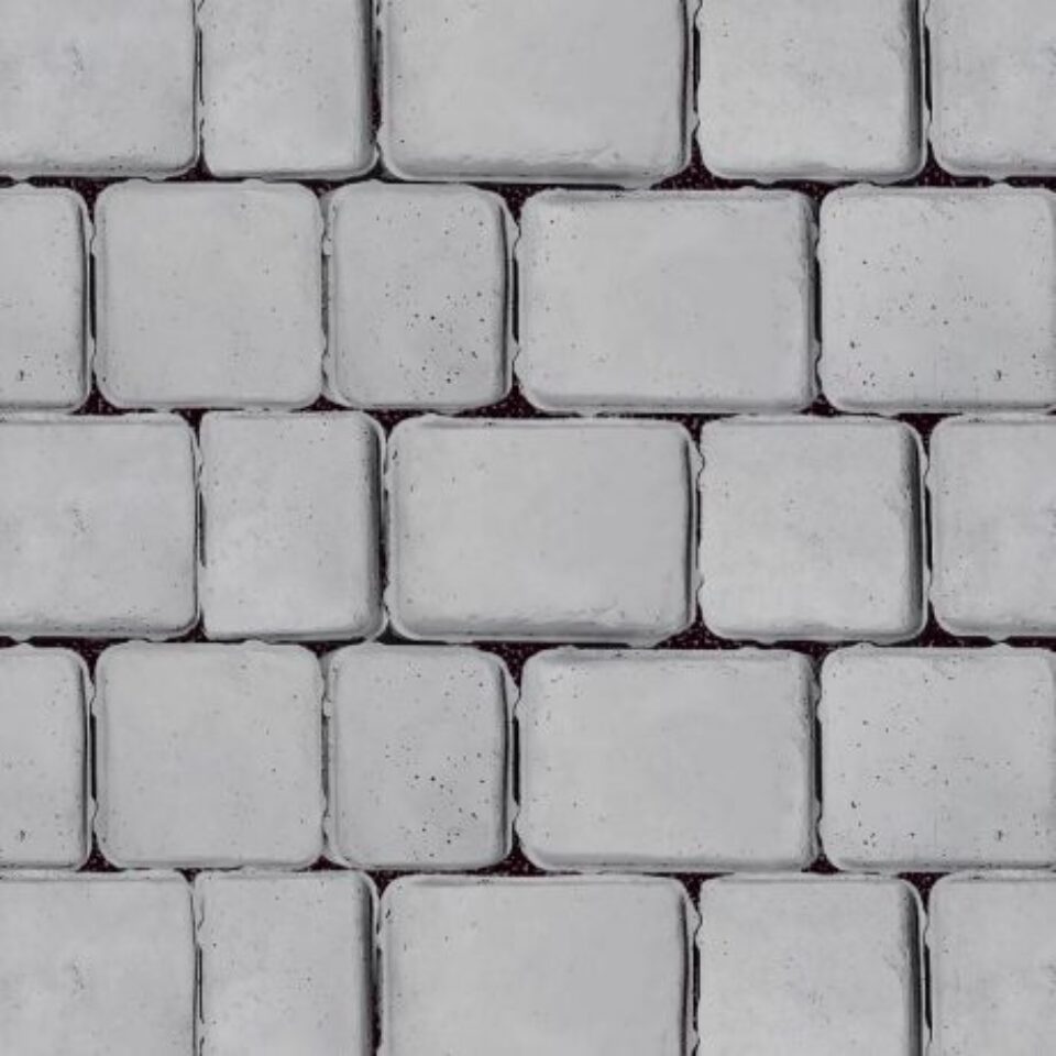Semmelrock BRADSTONE COBBLE popoľavo-sivá