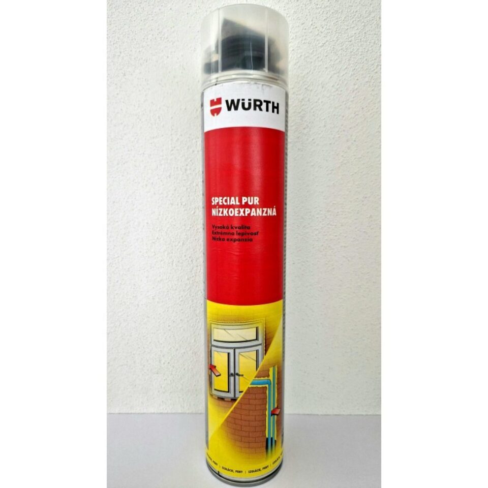 Würth SPECIAL PUR nízkoexpanzná pištoľová PUR pena 750 ml
