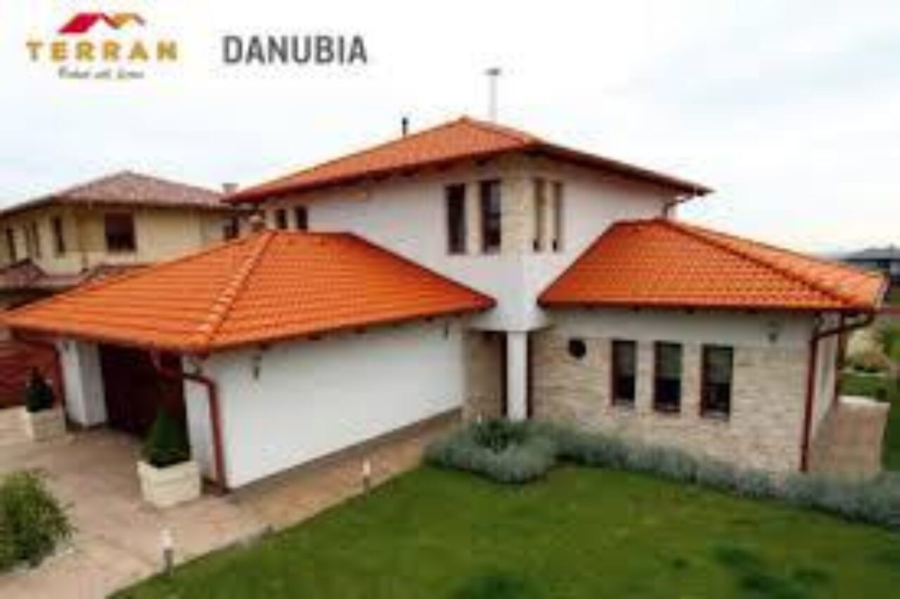 Strecha so skridlou Danubia Evo Korall