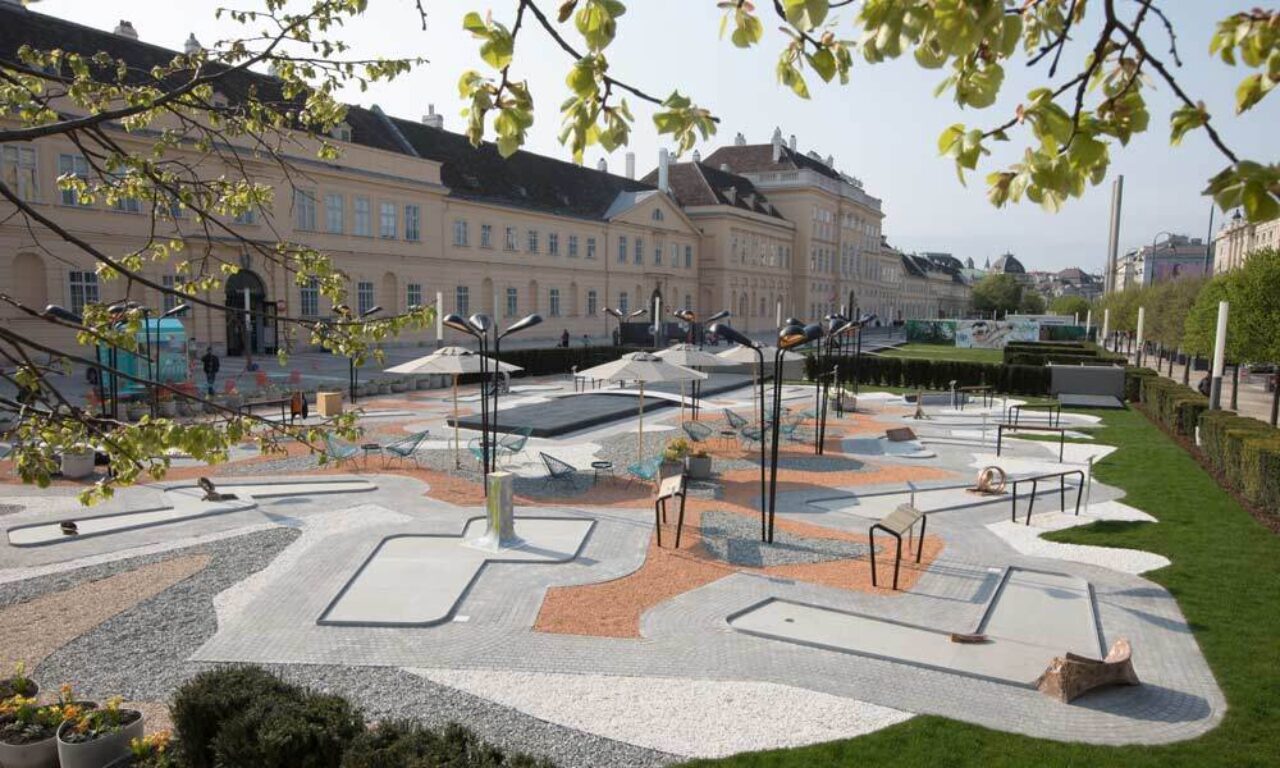 Friedl Grado kocka 78x78x8 cm antracitova