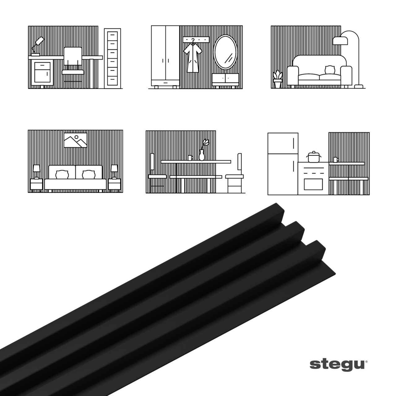 Vyrp14 450 LINEA SLIM 3 BLACK BLACK 16