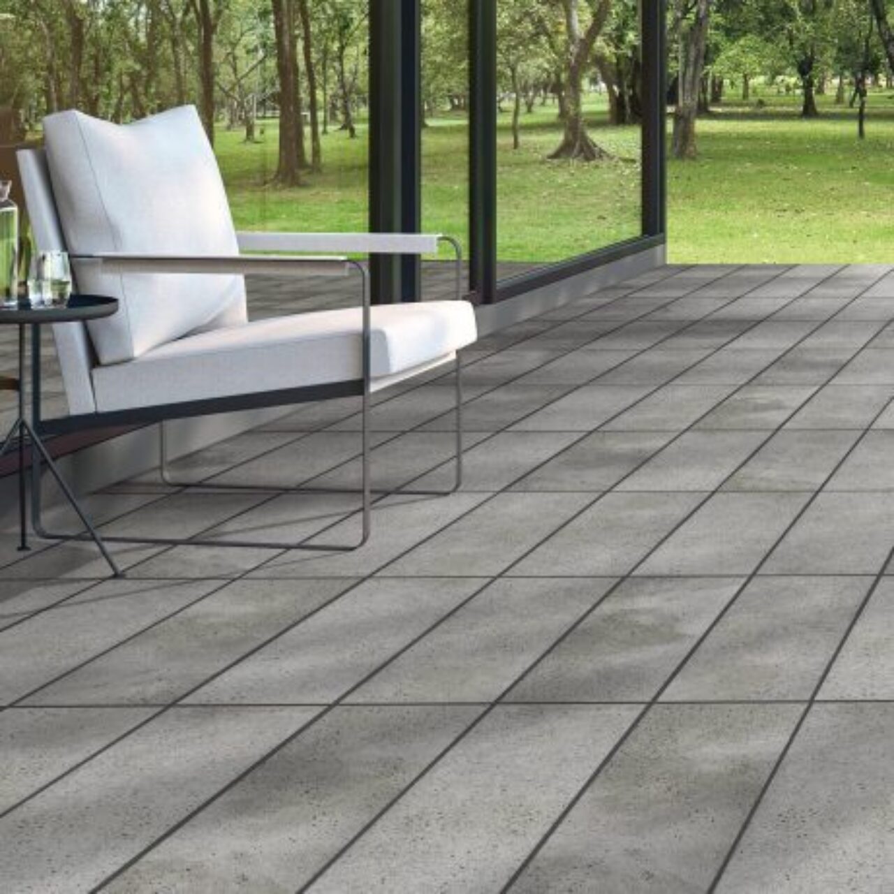 Semmelrock LUSSO VULCANO 30x30x38 42cm granit antracitova2