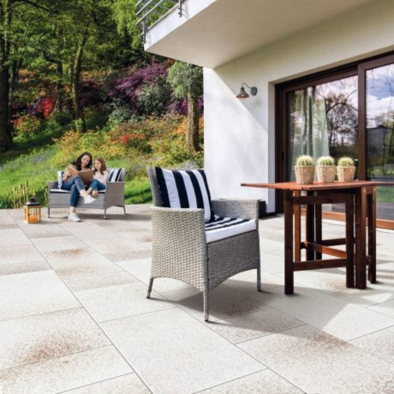 Semmelrock UMBRIANO KOMBI 6 cm granit bezova2